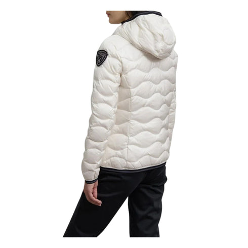 Piumino Donna Camelia con passante logo iconico e cappuccio